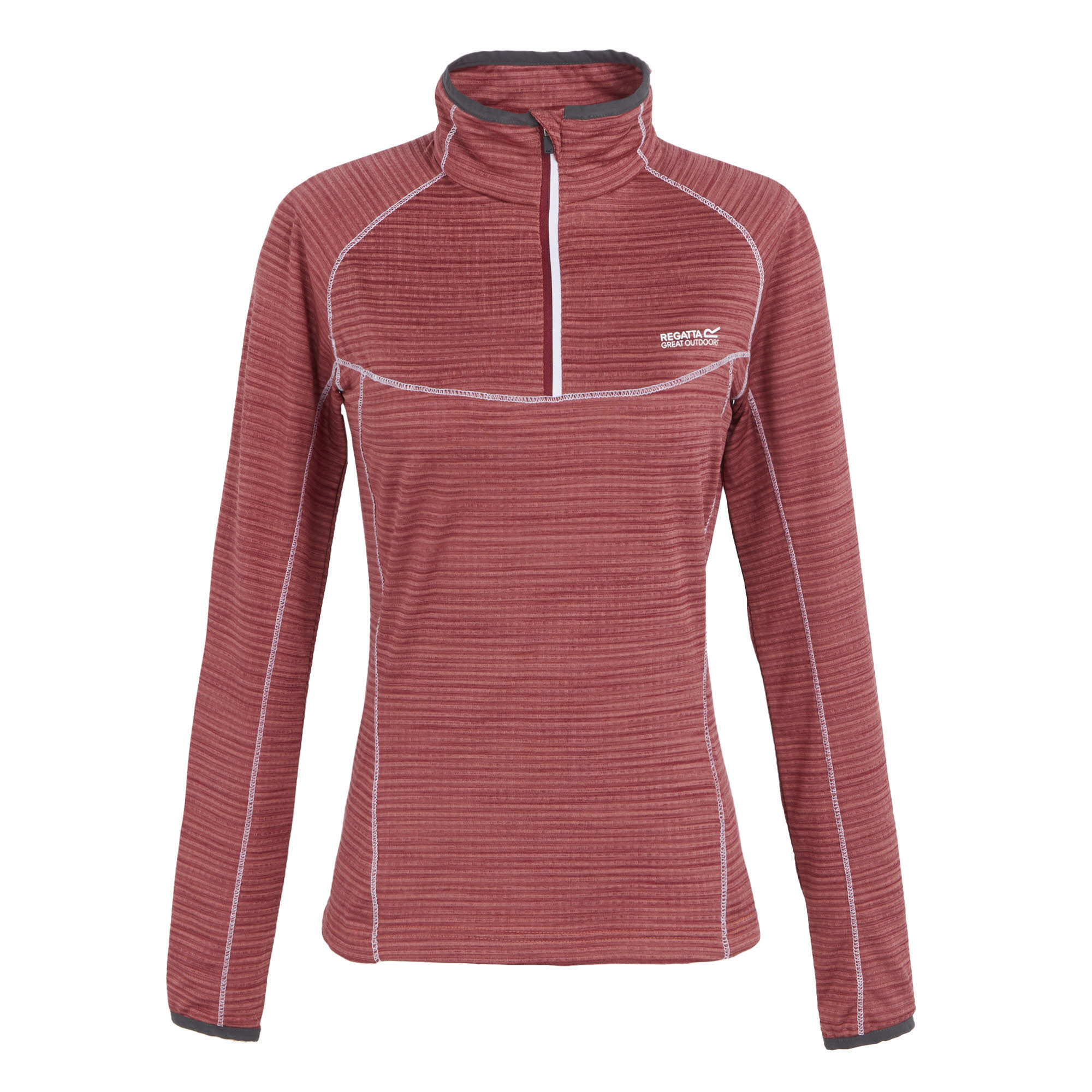 Regatta Damen Yonder II Fleecepullover Skirolli rot