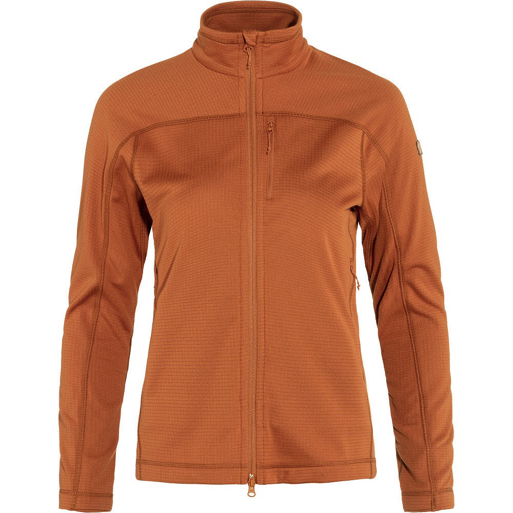 Fjällräven Abisko Lite Fleece Jacket W Damen Fleecejacke terracotta/brown