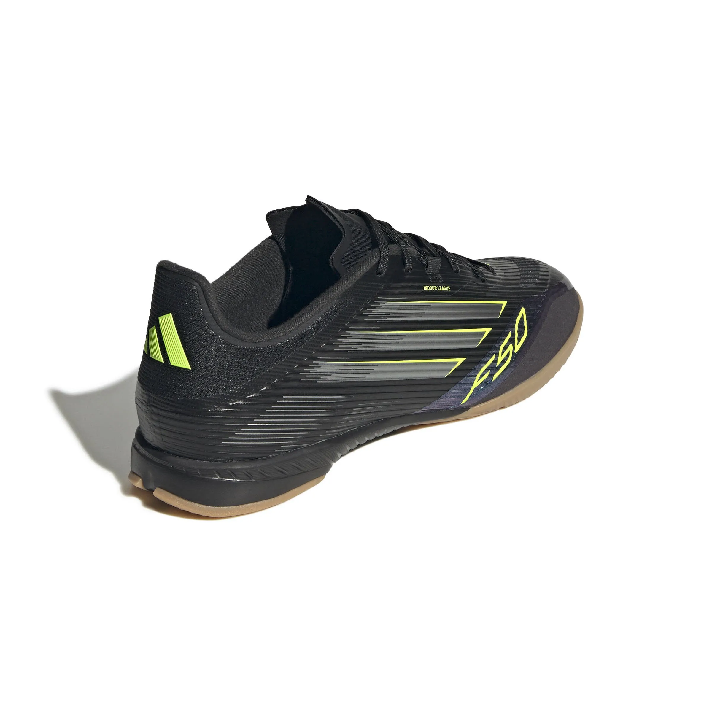 adidas F50 LEAGUE IN Unisex Fußballschuhe Hallenschuhe cblack/ironmt/luclem