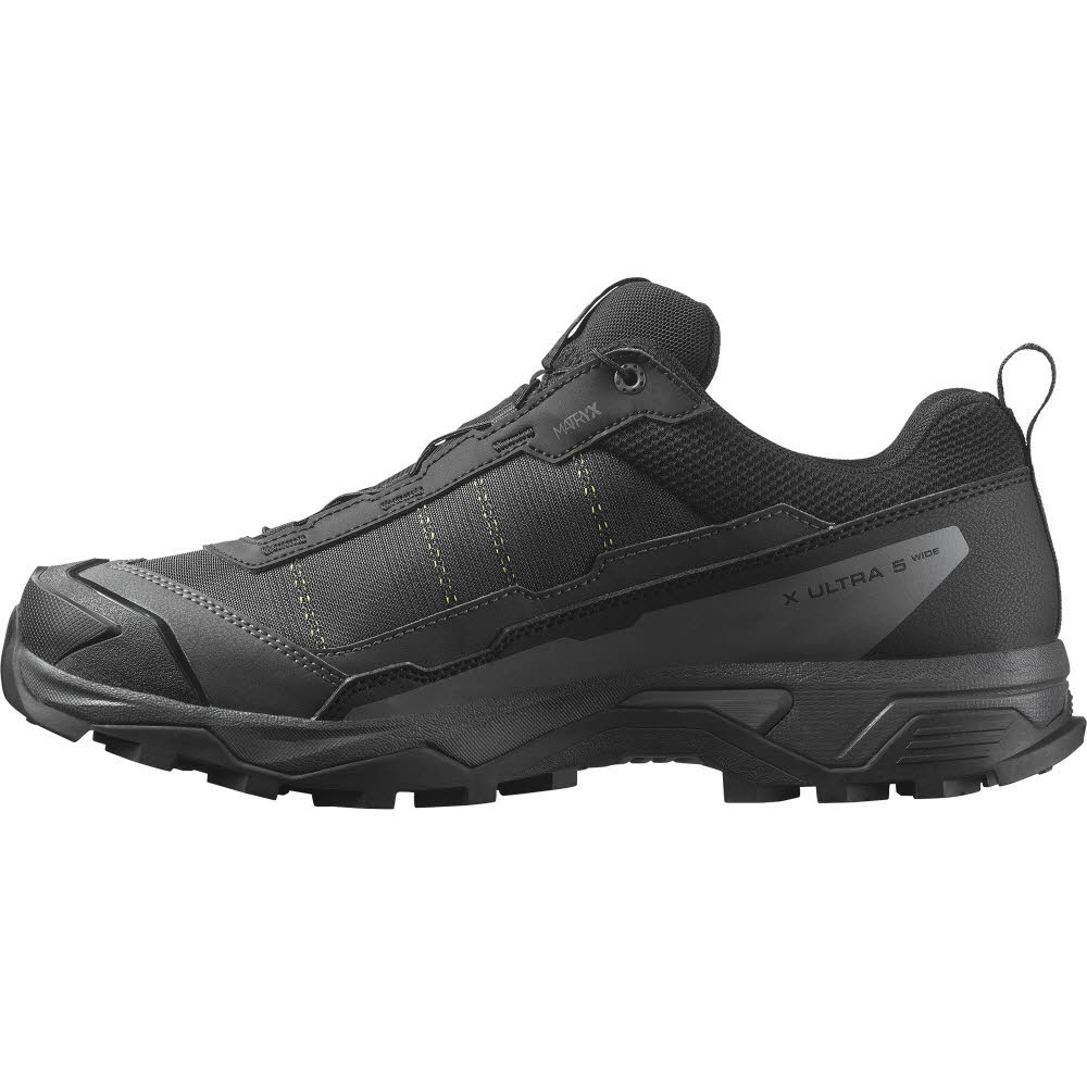 Salomon X ULTRA 5 WIDE GTX Herren Wanderschuhe Trekkingschuhe Low schwarz