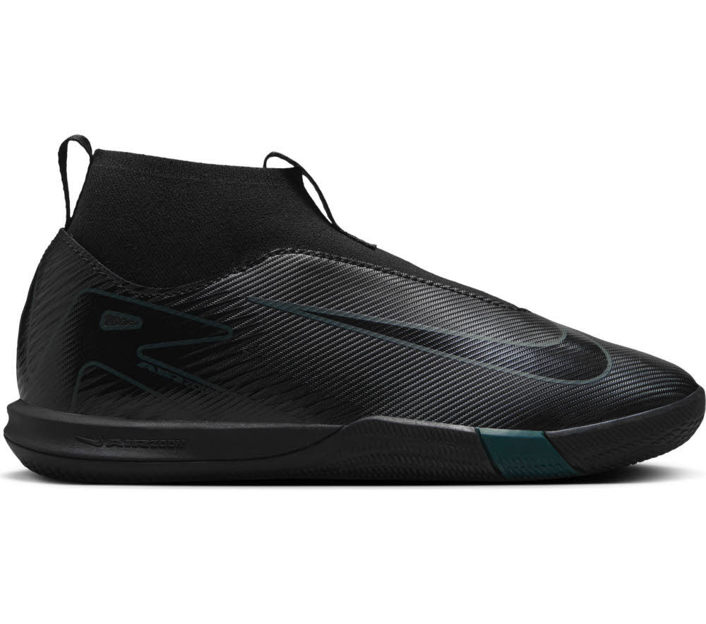 Nike Jr. Mercurial Superfly 10 Academy Kinder Fußballschuhe Hallenschuhe schwarz