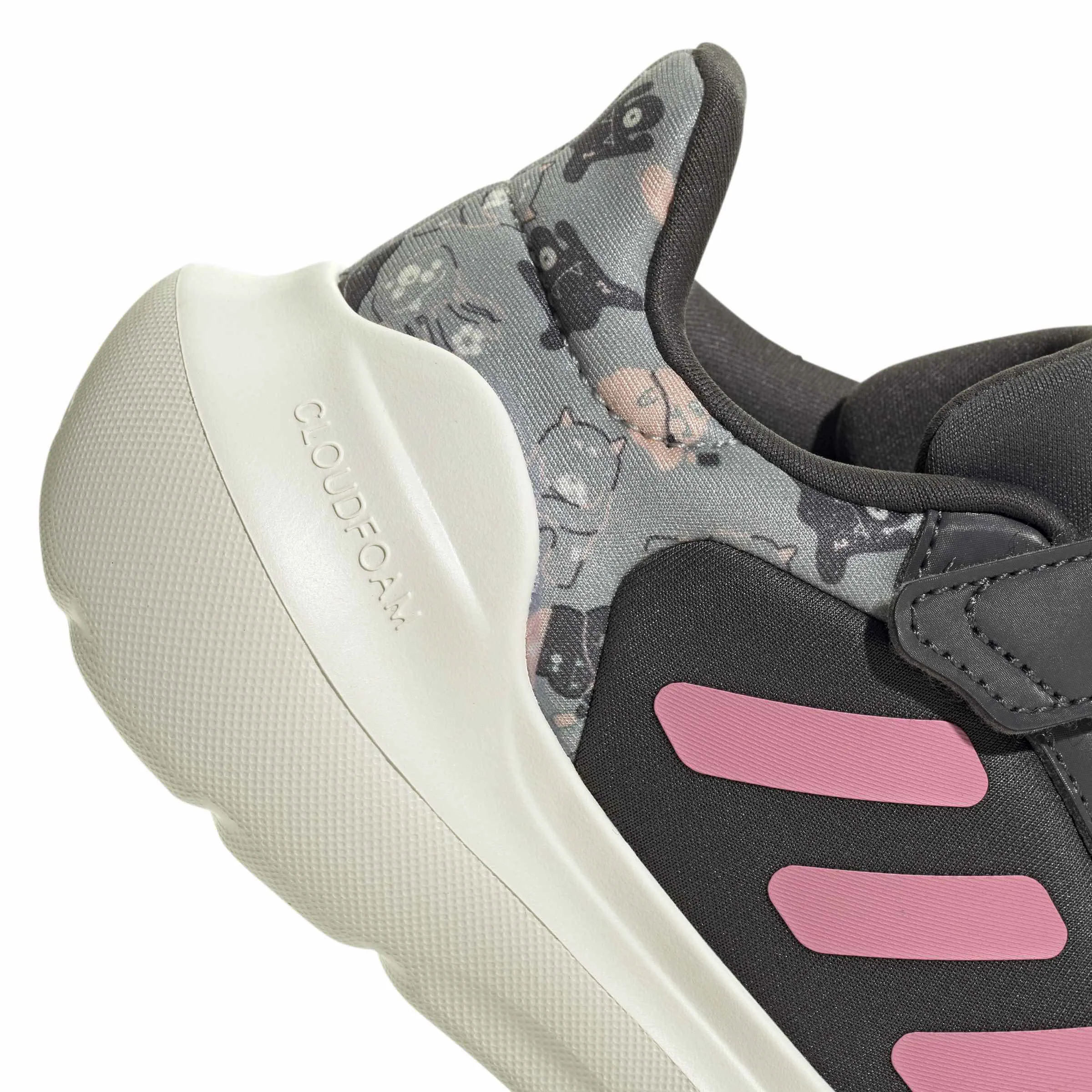 adidas Tensaur Run 3.0 EL Mädchen Sneaker Freizeitschuhe grau/weiß/pink