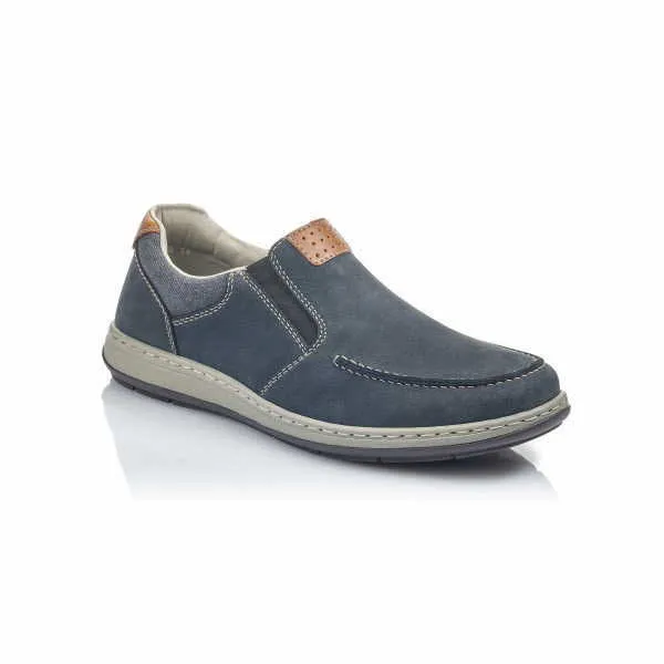 Rieker Slipper Herren Turnschuhe Halbschuhe Sneaker modisch elegant dunkelblau NEU