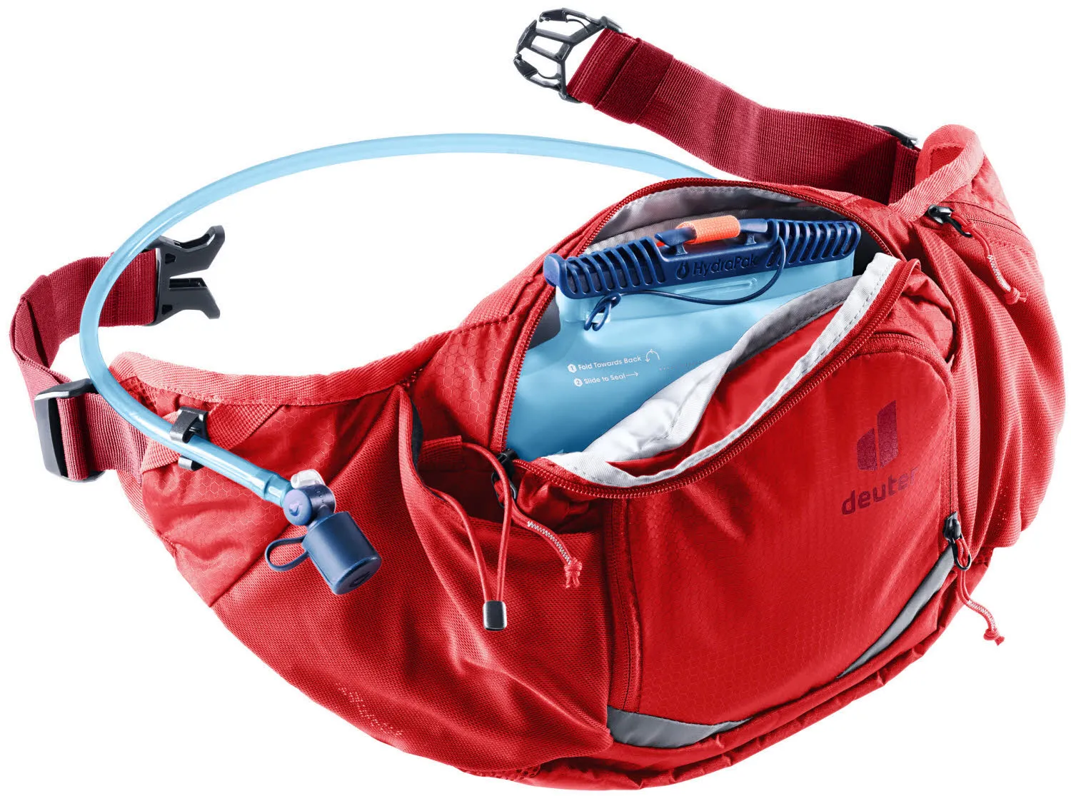 Deuter PULSE 5 Unisex Bauchtaschen Hüftgurttasche cherry/masala