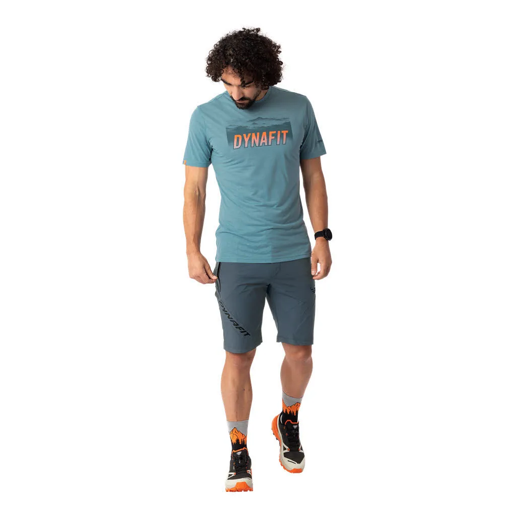 Dynafit Transalper 2 Light Dynastretch Herren Wandershorts Trekkingshorts grau