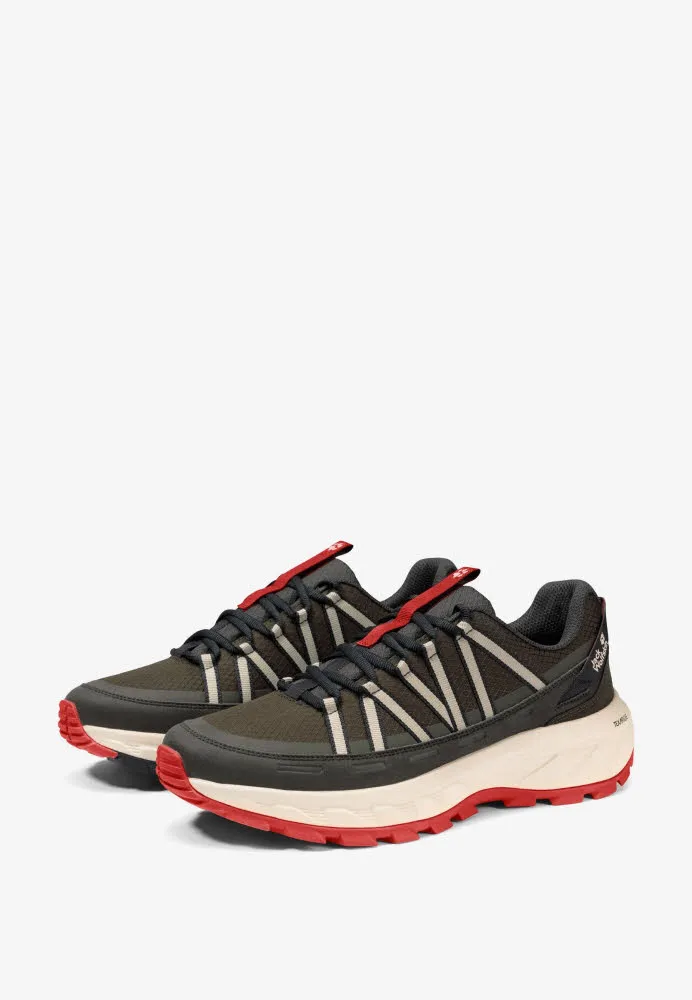 Jack Wolfskin Wild Hike Texapore Low M Herren Wanderschuhe Trekkingschuhe dunkelgrün