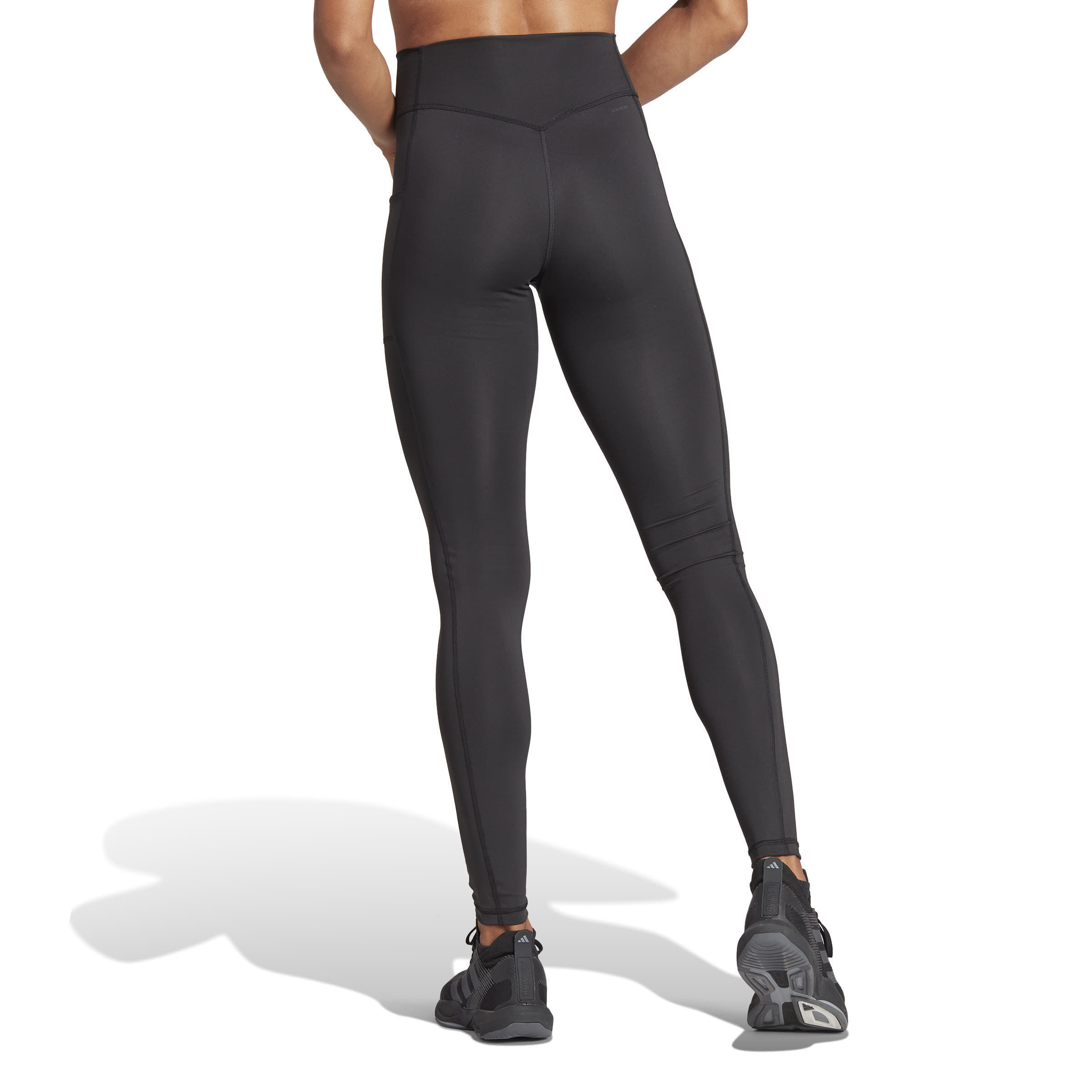 adidas Optime Full-Length Leggings Damen Sportleggings schwarz