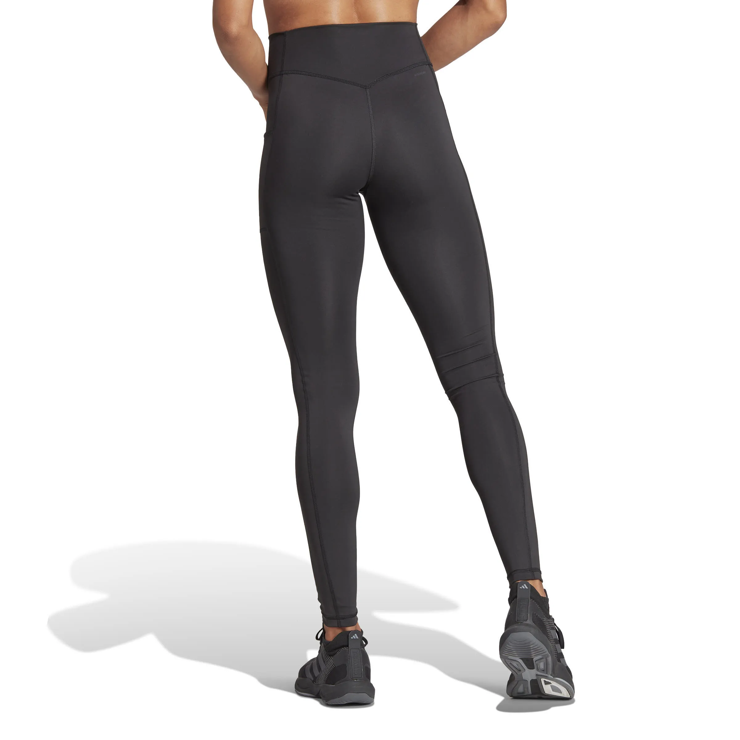 adidas Optime Full-Length Leggings Damen Sportleggings schwarz