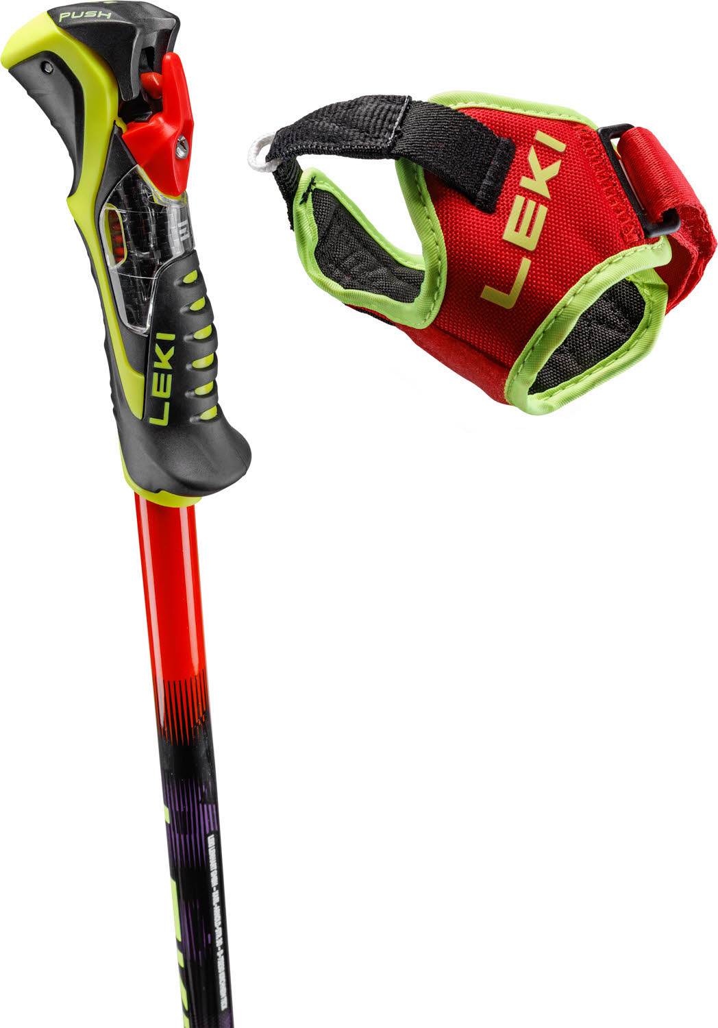 Leki WCR Pro SL TR Unisex Skistöcke Ski Poles rot/violett
