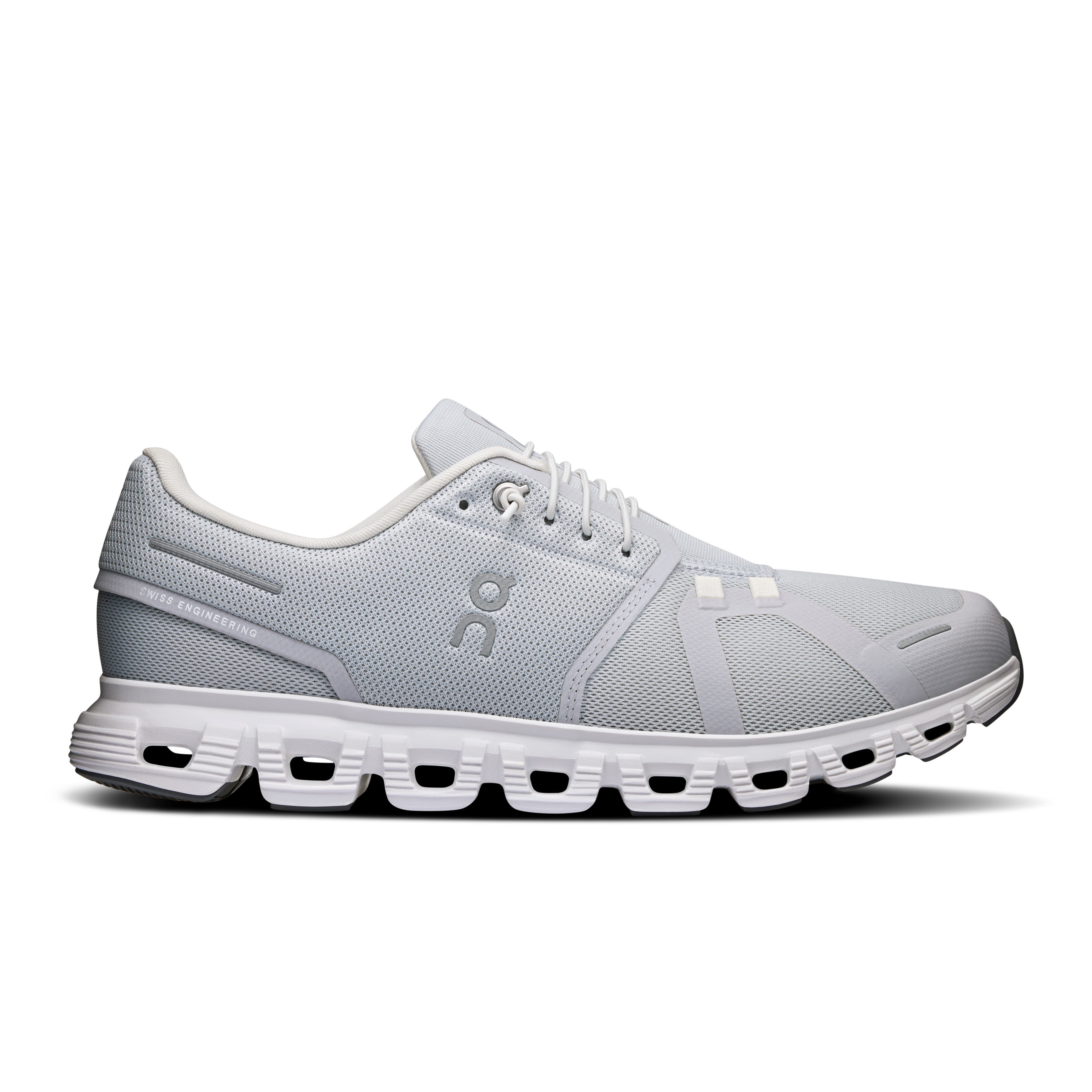 ON Cloud 6 Sneaker Freizeitschuh Herren weiß hellgrau