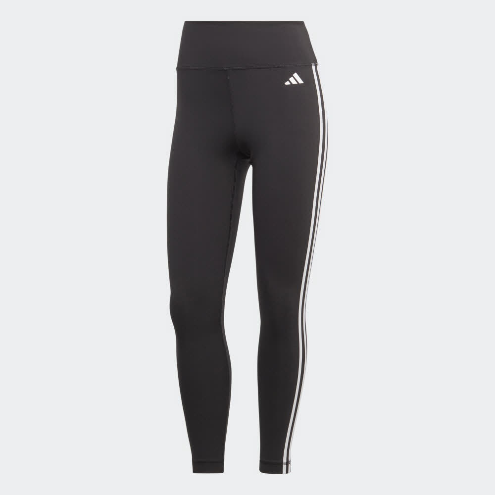 adidas TRAIN ESSENTIALS 3-STREIFEN HIGH-WAISTED 7/8 Leggings Damen Longtight schwarz