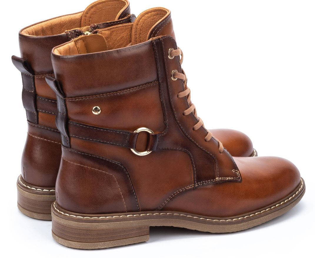 Pikolinos Aldaya Damen Stiefeletten Schnürschuh braun