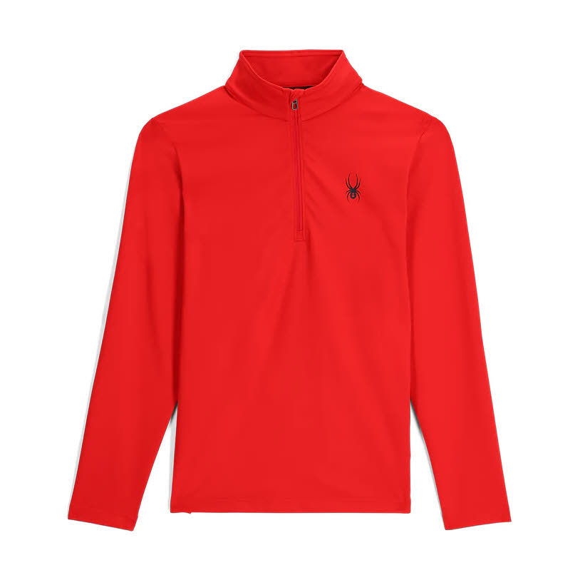 Spyder Herren PROSPECT 1/2 ZIP Skirolli Fleecepullover rot