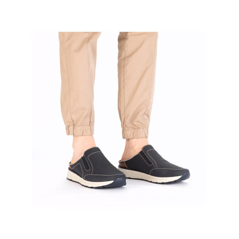Rieker Herren Slipper dunkelblau
