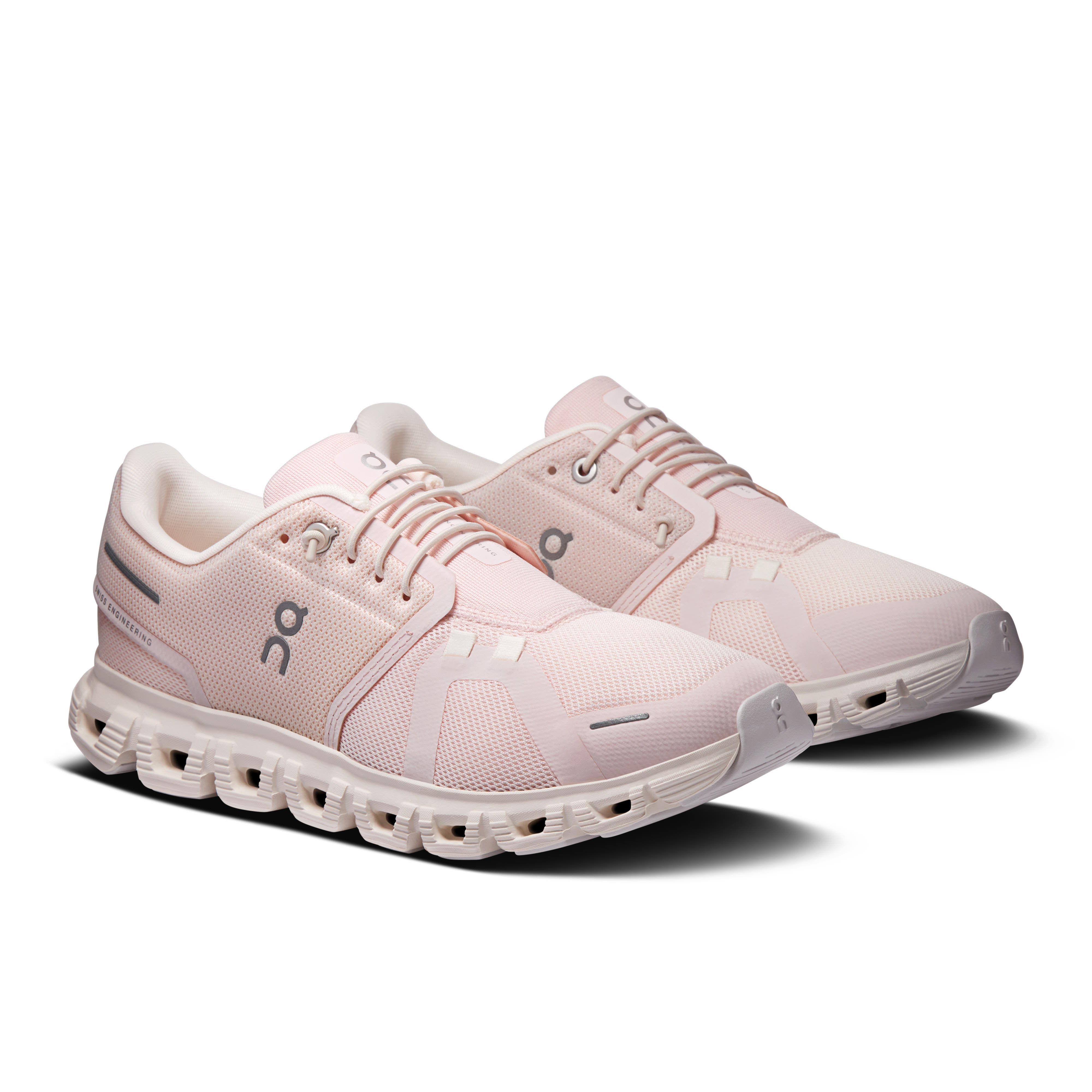 ON CLOUD 6 Damen Sneaker Low sportlich Freizeitschuhe salt/gardenia