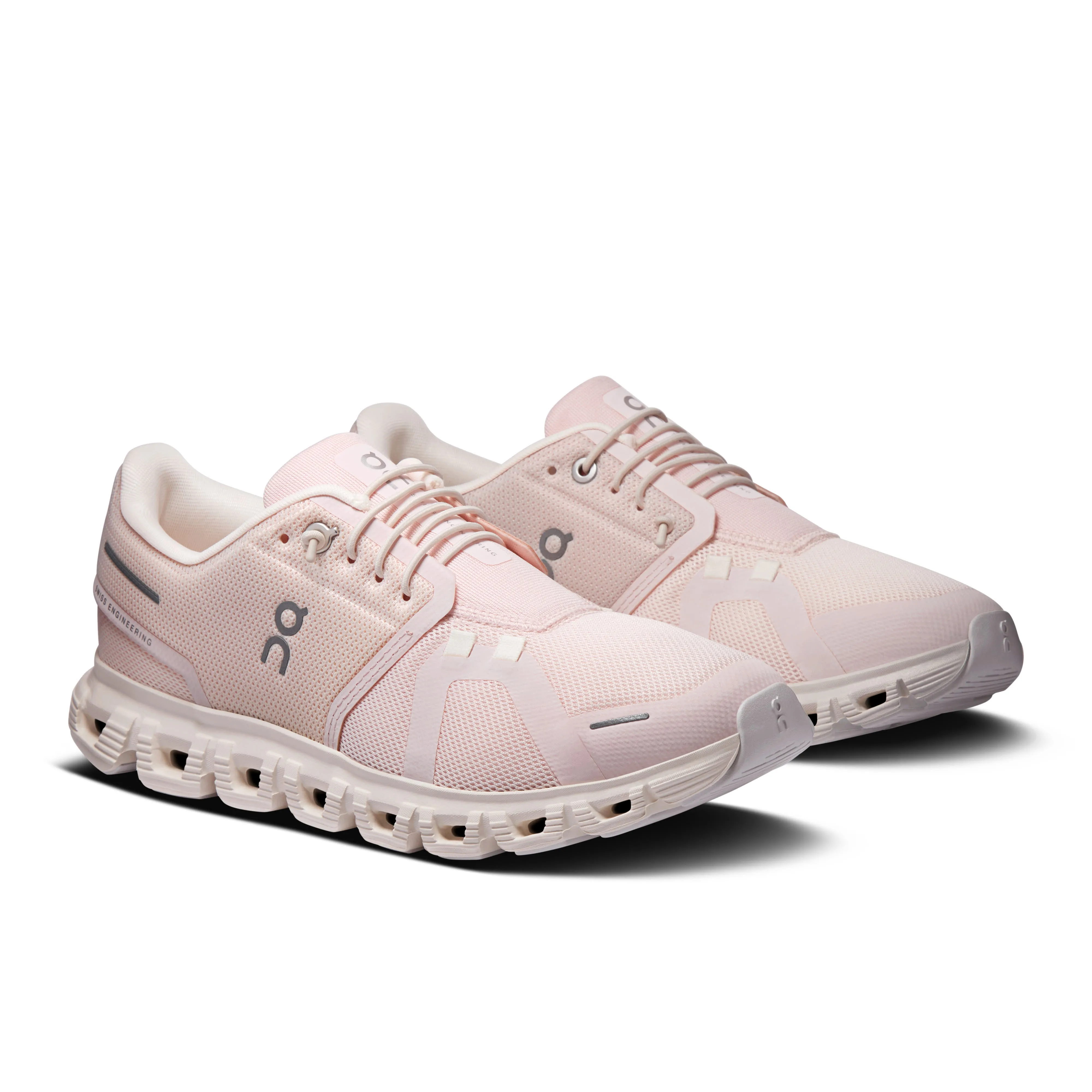 ON CLOUD 6 Damen Sneaker Low sportlich Freizeitschuhe salt/gardenia