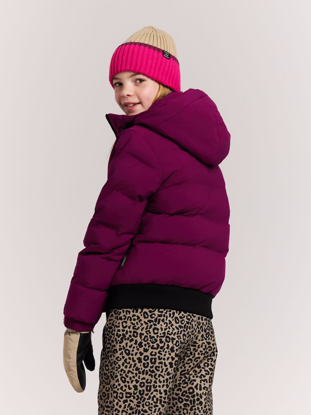 Protest PRTELINY JR snowjacket Mädchen Skijacke Winterjacke current purple