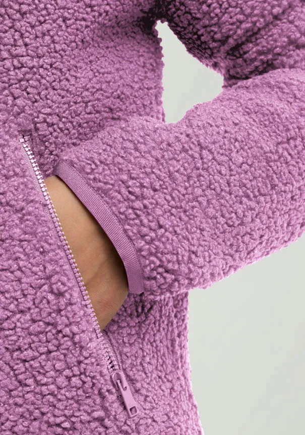 Jack Wolfskin HIGH CURL JKT Fleecejacke Damen rosa