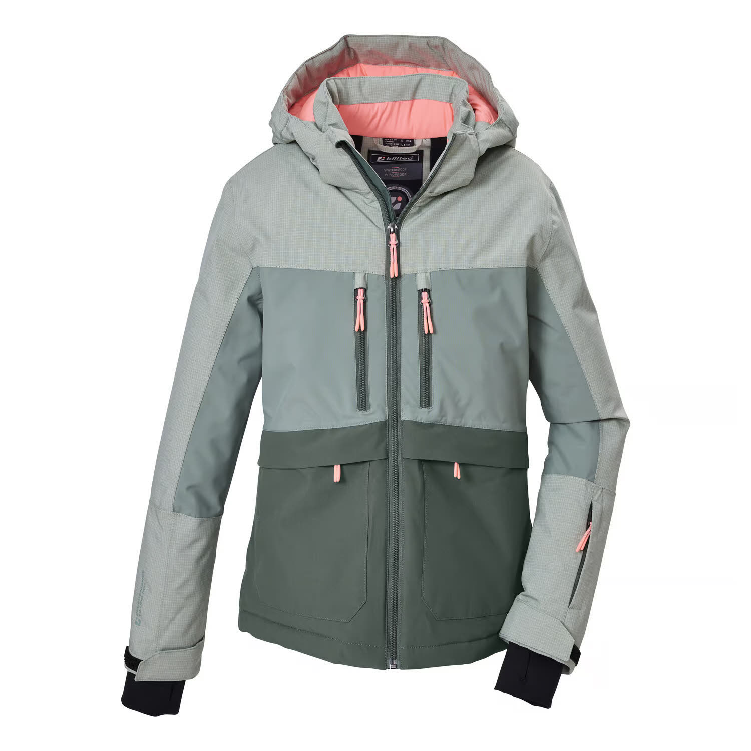 Killtec KOW 160 GRLS JCKT Mädchen Skijacke Winterjacke sanftes salbei