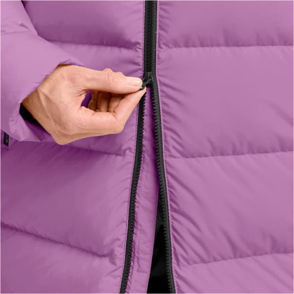 Jack Wolfskin FROZEN PALACE COA RDS Damen Daunenmantel vivid orchid