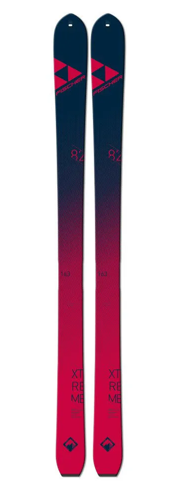 Fischer X-TREME 82 Tourenski OHNE Bindung u. Fell Einsteiger rot NEU