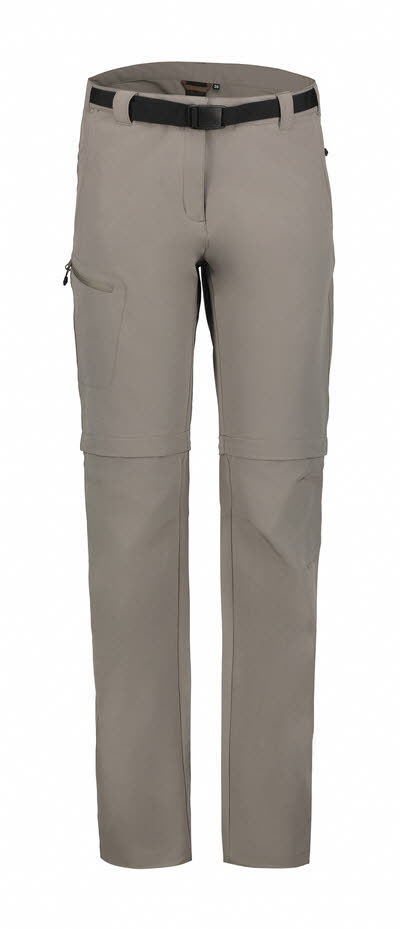 Icepeak Blocton Hose Zip-Off Wanderhose Damen grau