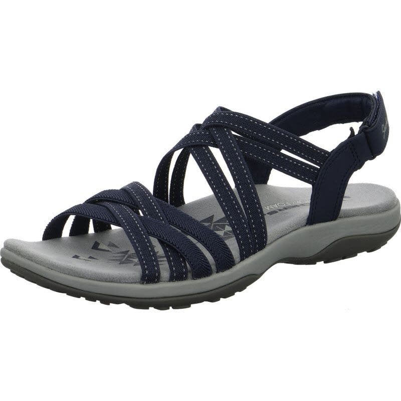 Skechers Reggae Slim - Summer Getaway Damen Sandalen blau