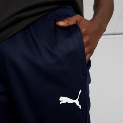 Puma teamLIGA Sideline Pants Fußballhose Jogginghose Herren dunkelblau