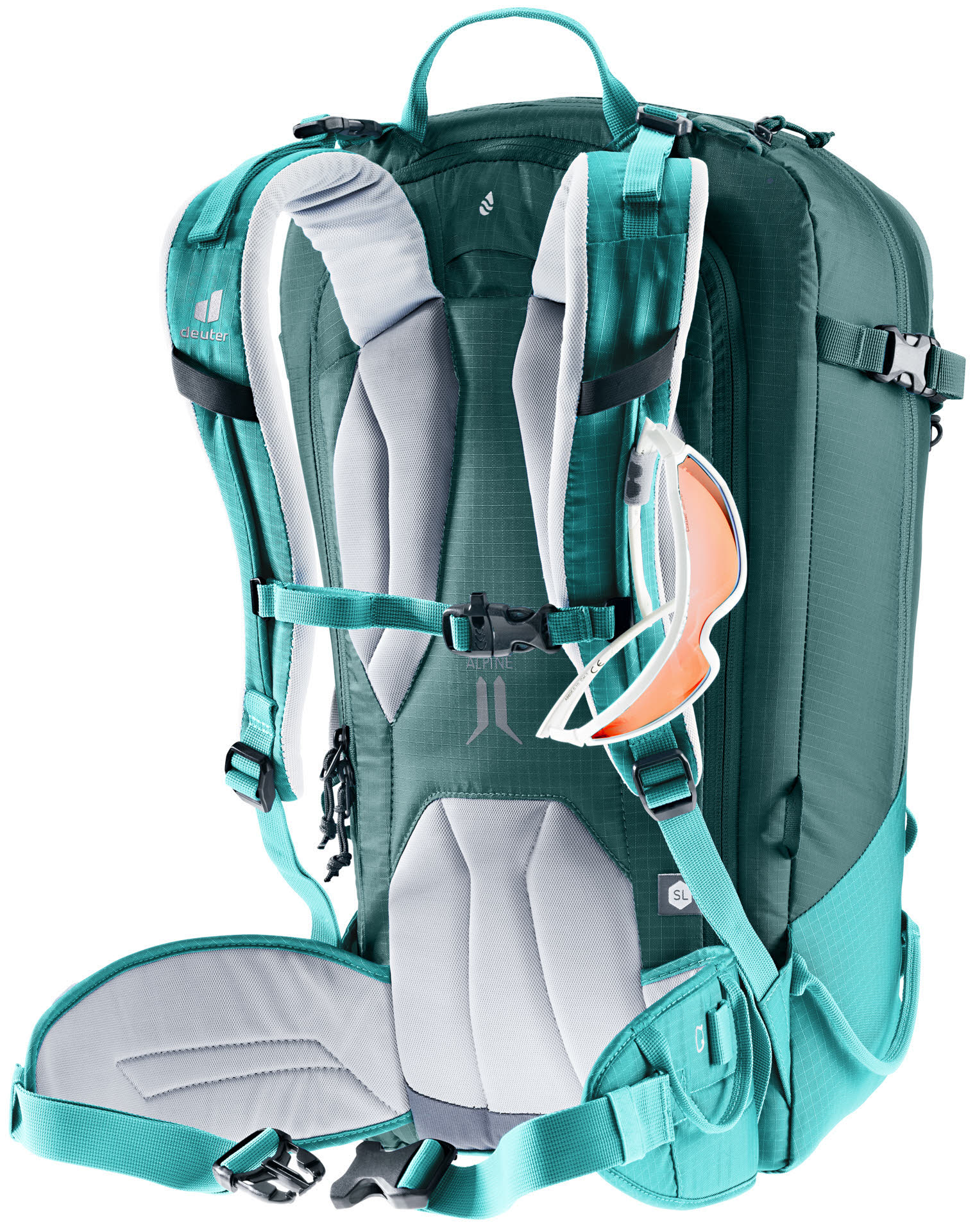 Deuter Freerider 28 SL Skitourenrucksack robust atmungsaktiv schneeabweisendes Material Blau