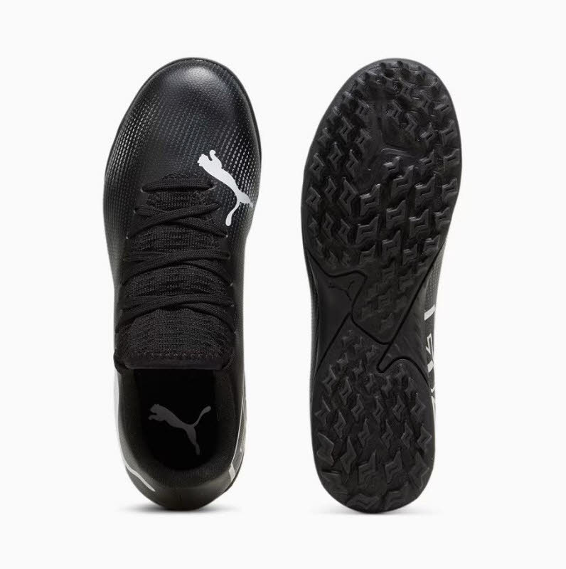 Puma FUTURE 7 PLAY TT Jr. Kinder Fußballschuhe Kunstrasen schwarz