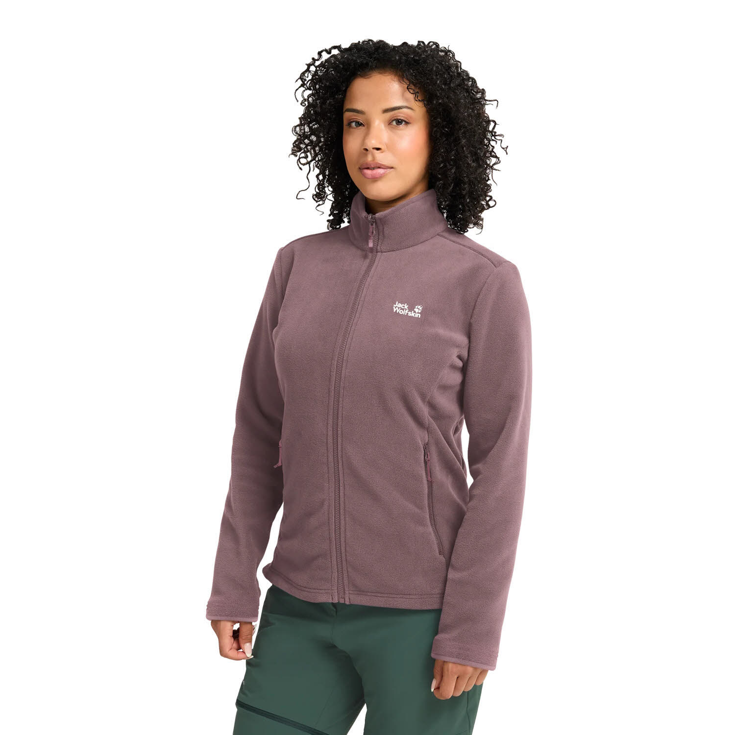 Jack Wolfskin TAUNUS 200 FZ Fleecejacke Damen sheer plum
