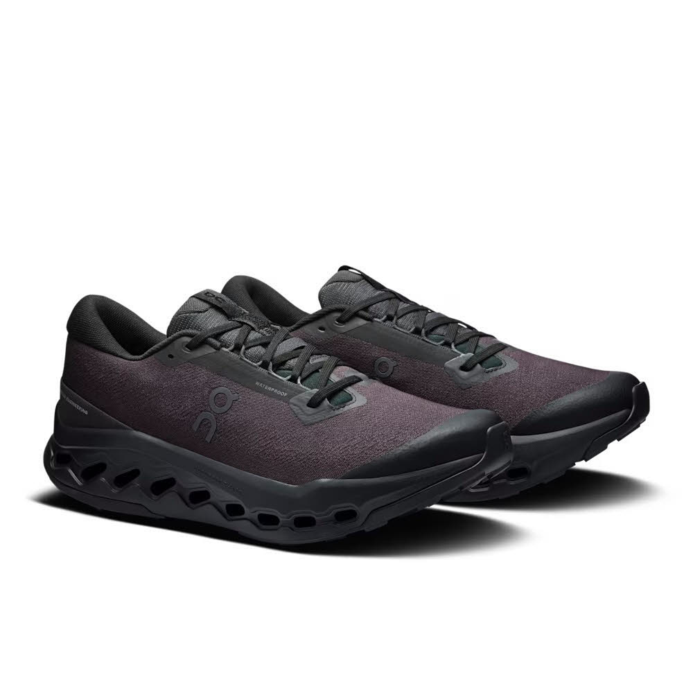 ON Cloudsurfer Trail 2 Waterproof Herren Sneaker Laufschuhe schwarz