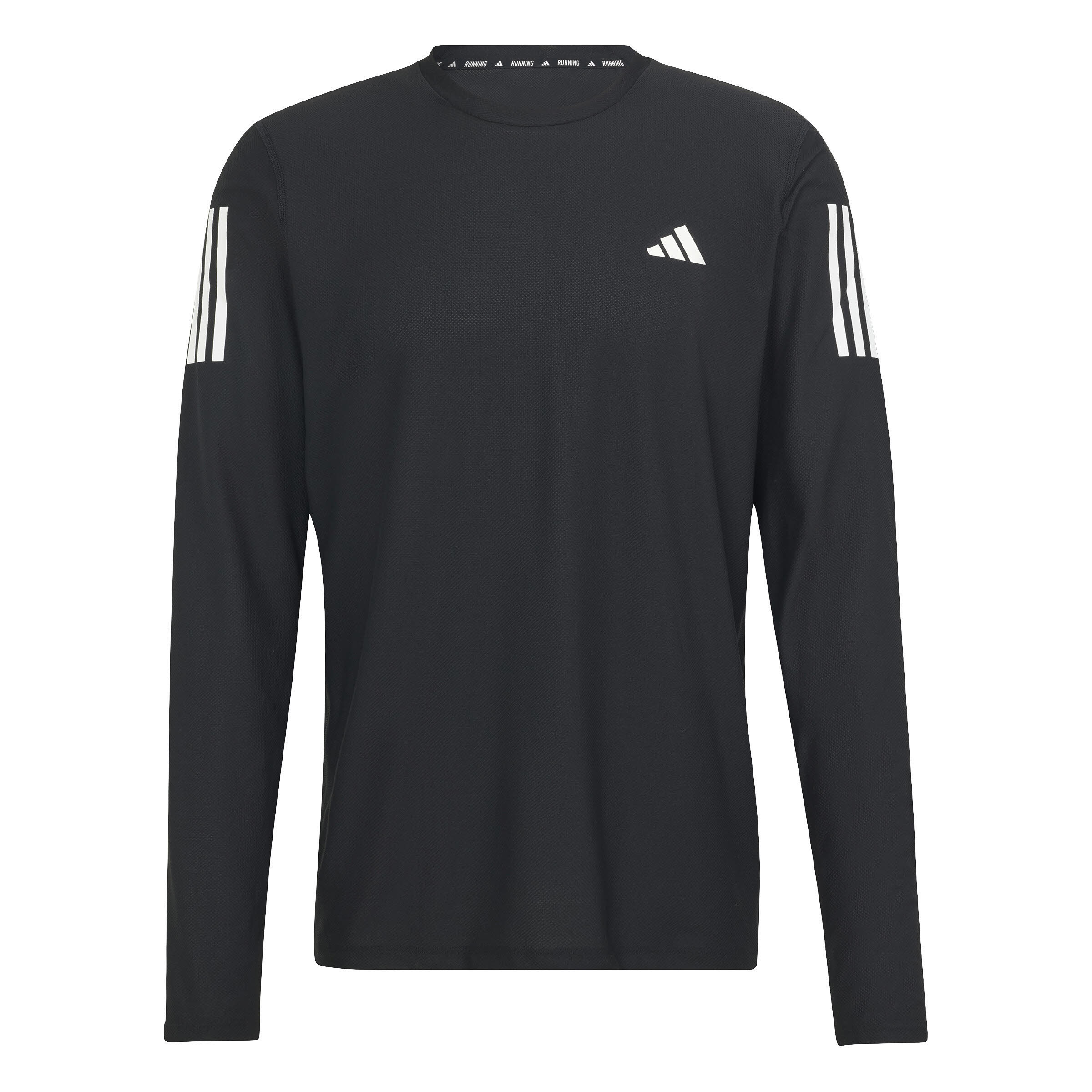 adidas Own the Run Longsleeve Langarmshirt Herren schwarz