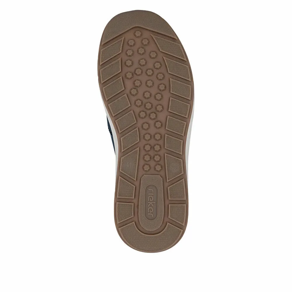 Rieker Herren Slipper blau