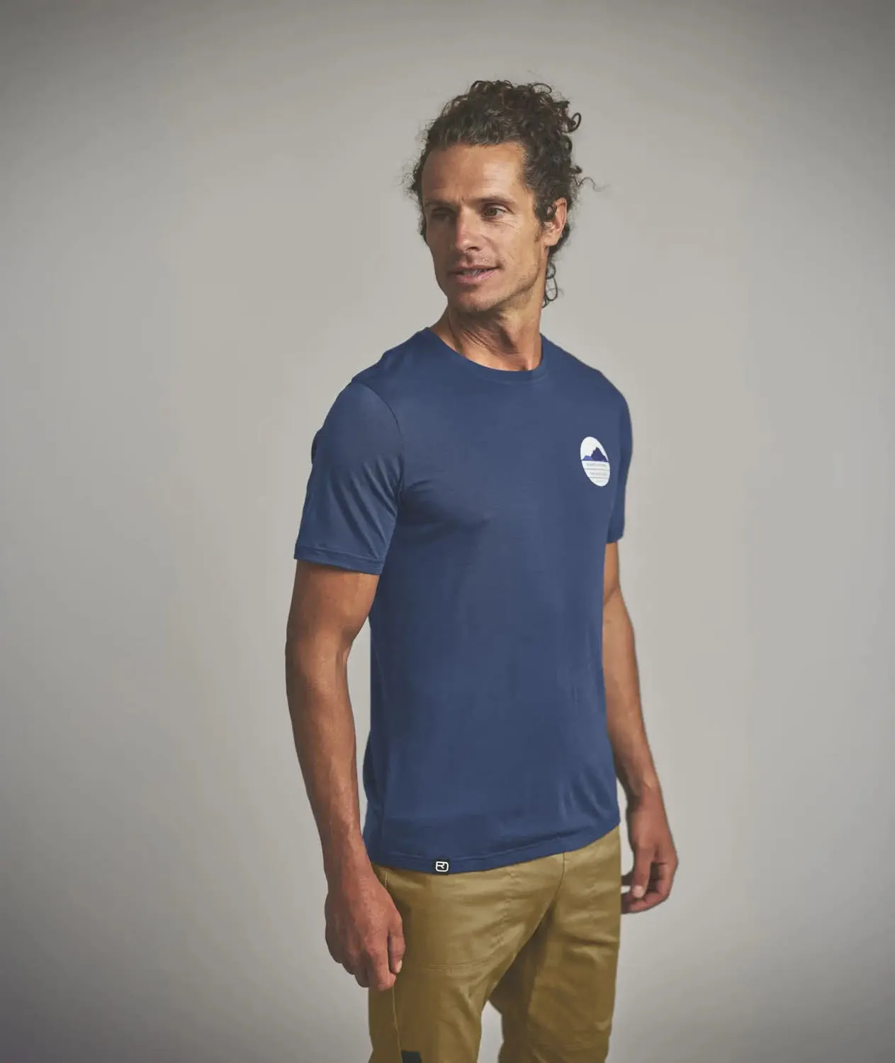 Ortovox 120 COOL TEC CHOOSE MTN TS Herren Funktionsshirt blue nunatak
