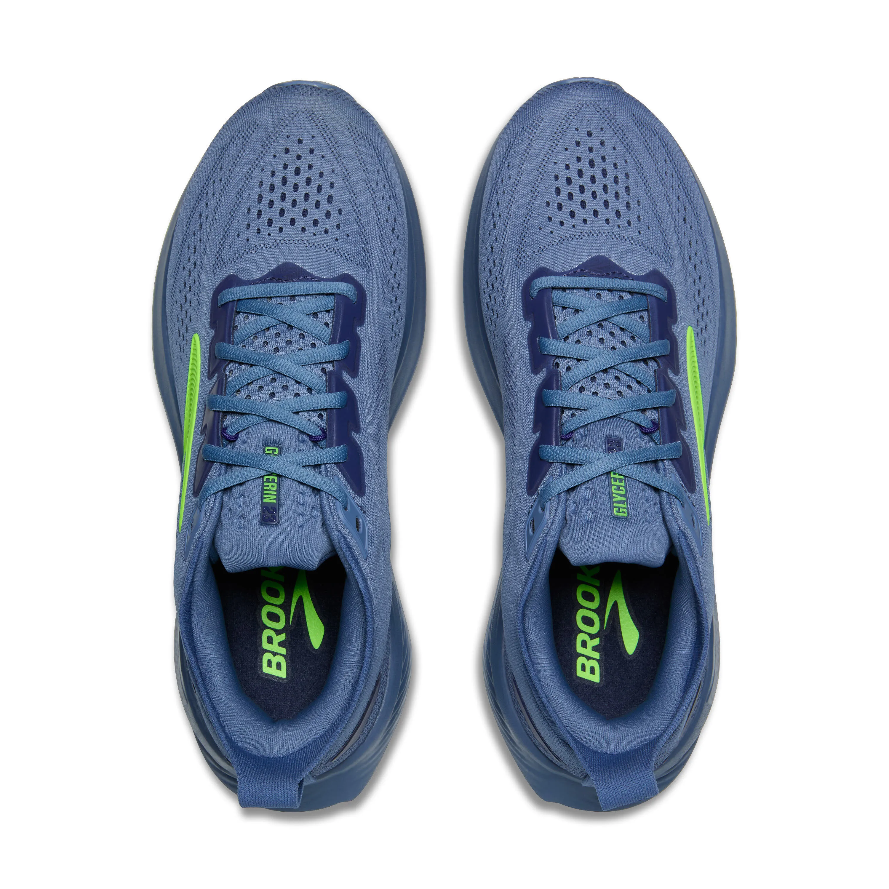 Brooks Glycerin 23 Laufschuhe Herren Moonlight/Blue/Green Gecko