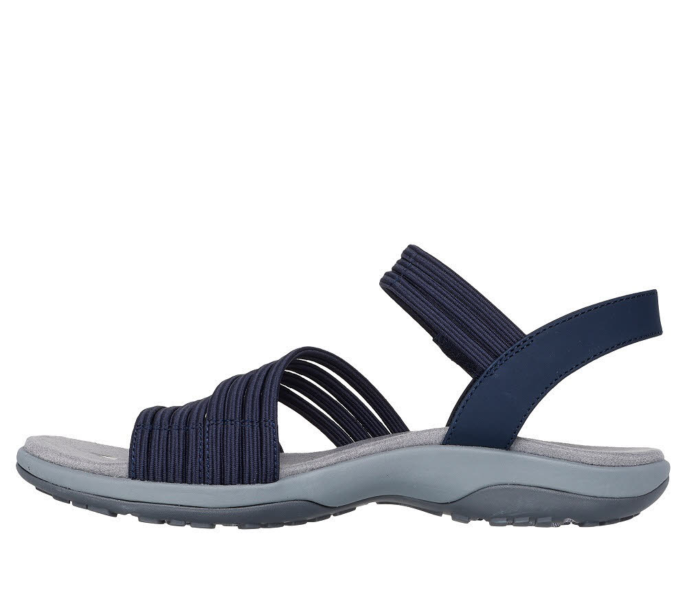 Skechers REGGAE SLIM - COFFEE RUN Damen Trekkingsandalen Sandalen blau