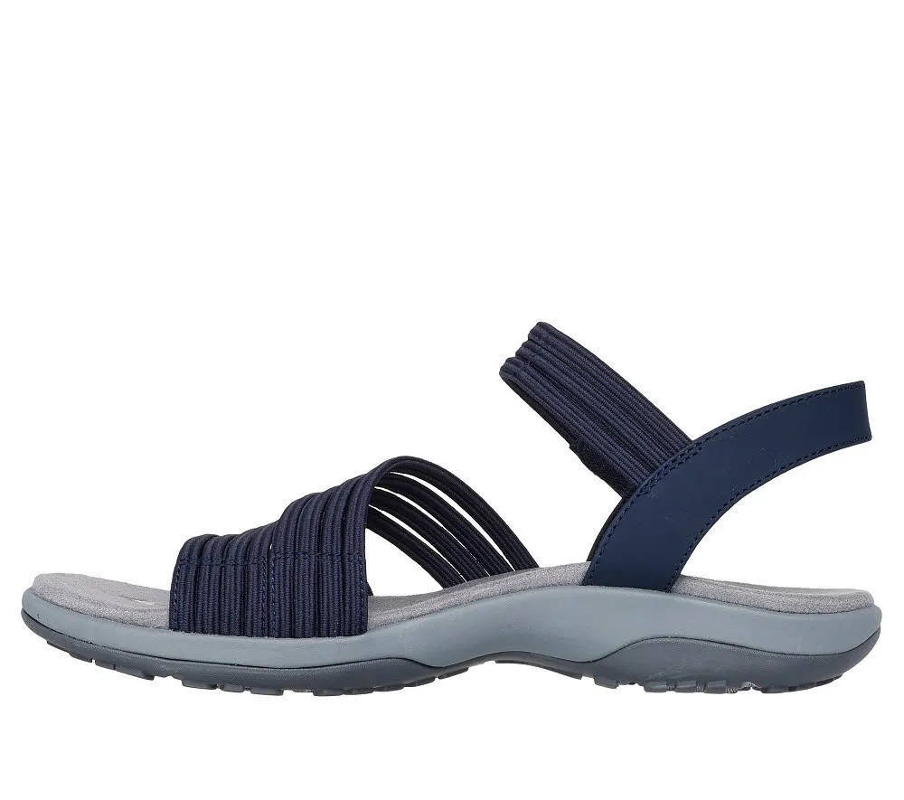 Skechers REGGAE SLIM - COFFEE RUN Damen Trekkingsandalen Sandalen blau
