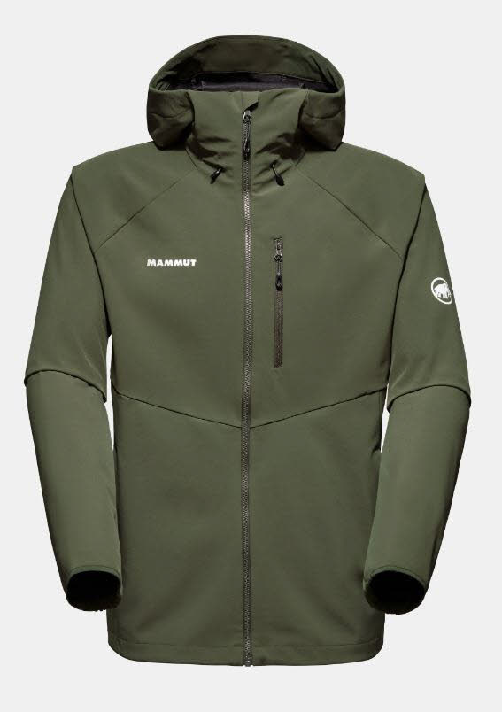 Mammut Ultimate Comfort SO Herren Kapuzenjacke Wanderjacke grün