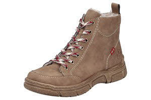 Rieker Damen Schnürstiefel braun