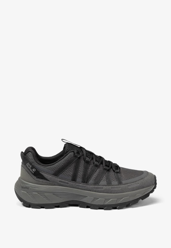 Jack Wolfskin Wild Hike Texapore Low M Herren Wanderschuhe Trekkingschuhe wasserdicht schwarz grau