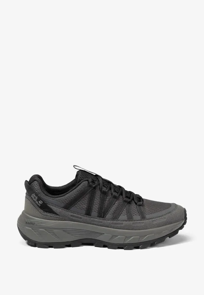 Jack Wolfskin Wild Hike Texapore Low M Herren Wanderschuhe Trekkingschuhe wasserdicht schwarz grau