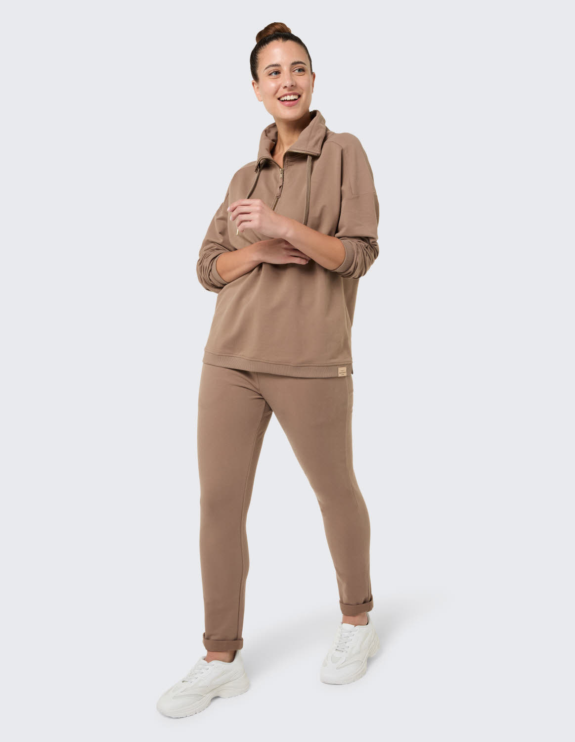 VENICE BEACH DA VB_Caroline 4021 OB Sweatshirt Damen Sweat braun