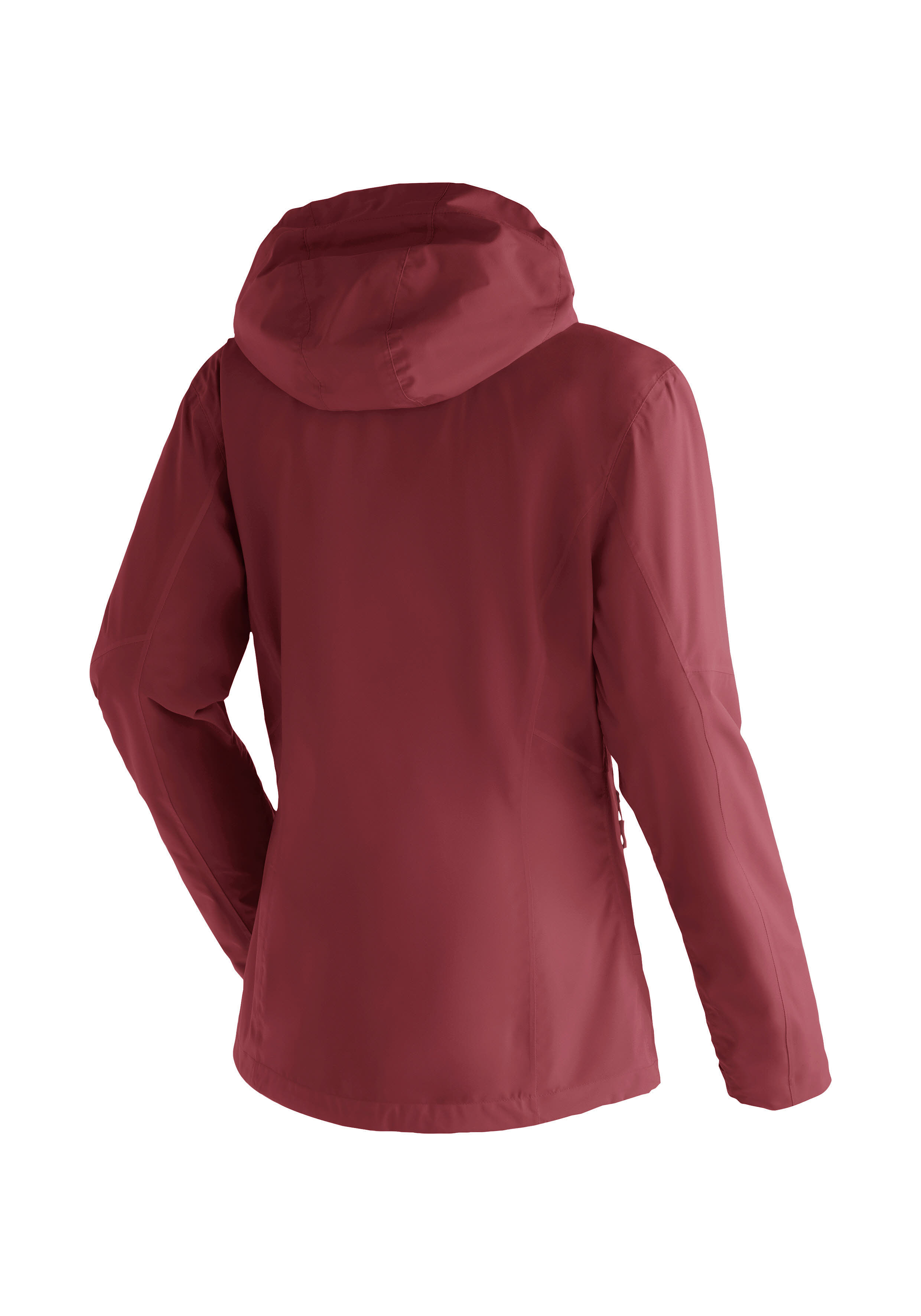 Maier Sports Metor rec W Wanderjacke Regenjacke Damen dunkelrot