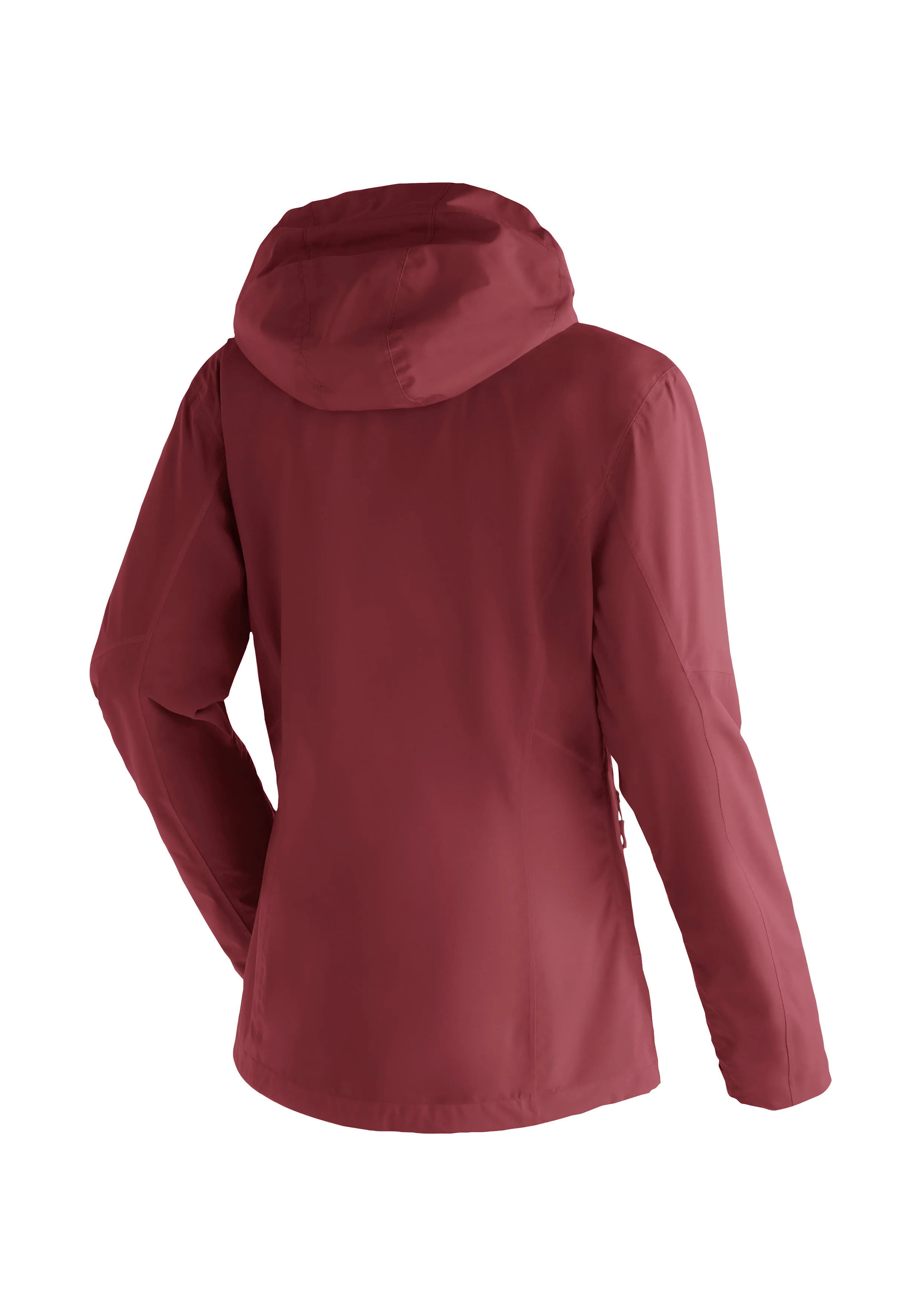 Maier Sports Metor rec W Wanderjacke Regenjacke Damen dunkelrot