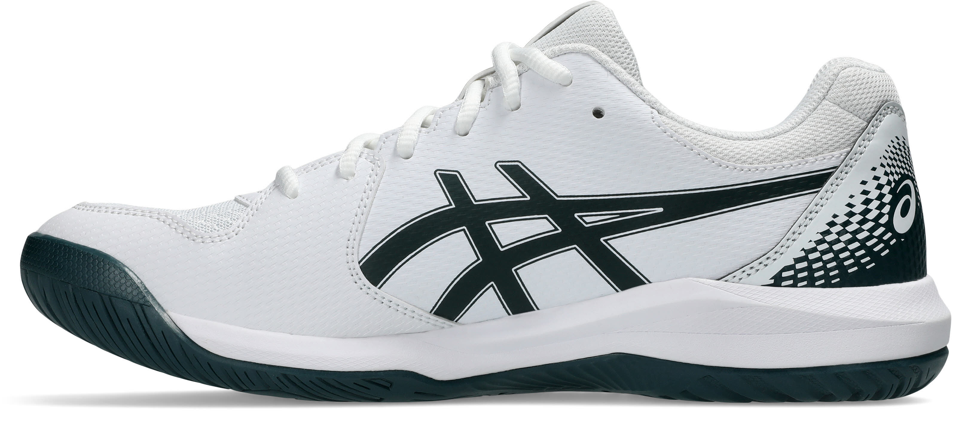 Asics GEL-DEDICATE 8 Tennisschuhe Herren weiß dunkelgrün