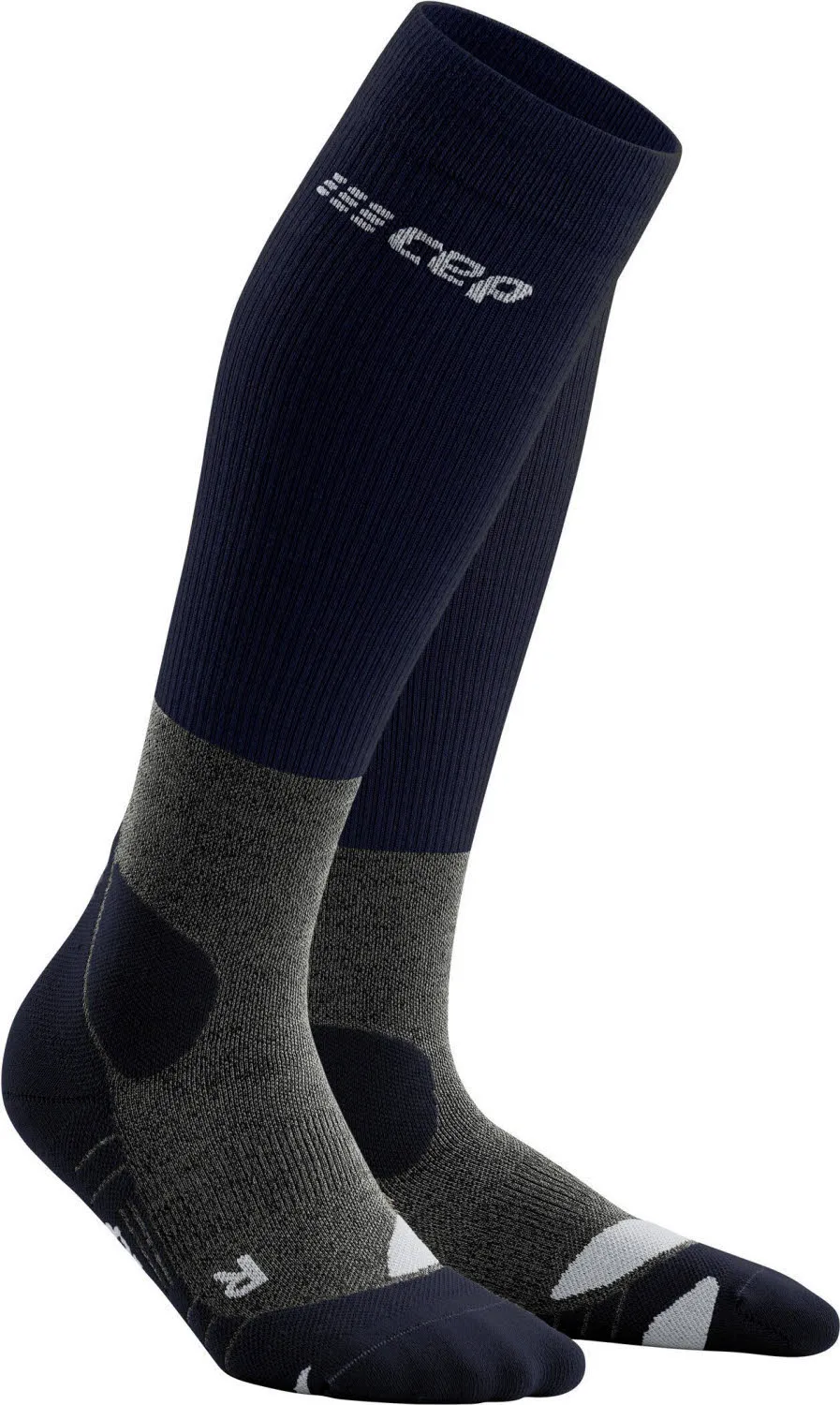 CEP hiking merino socks Herren Wandersocken Trekkingsocken lang peacoat/grey
