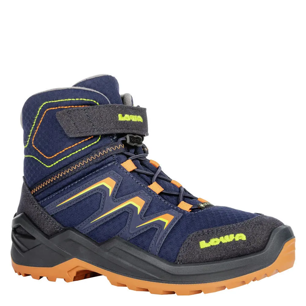 Lowa MADDOX WARM GTX MID Kinder Winterstiefel navy/orange