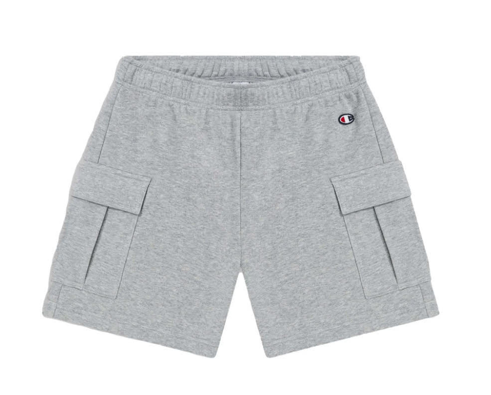 Champion Icons Sweat Cargo Bermuda Cargoshorts Damen hellgrau