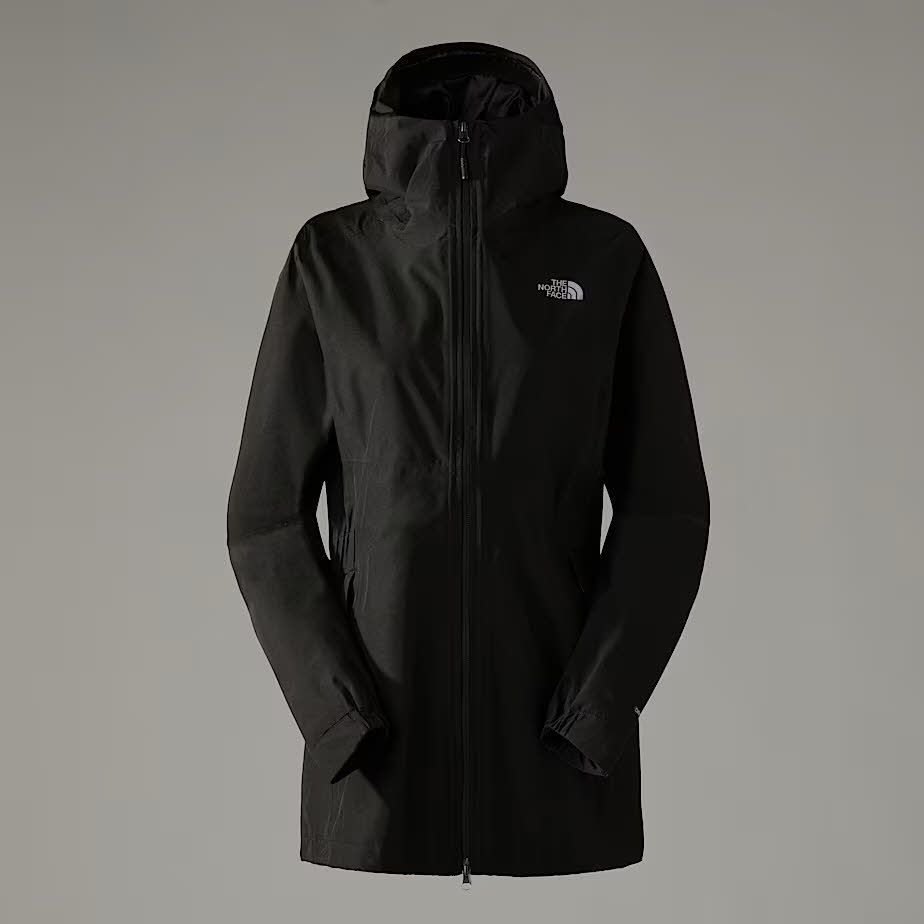 Hikesteller Parka-Shelljacke Damen schwarz